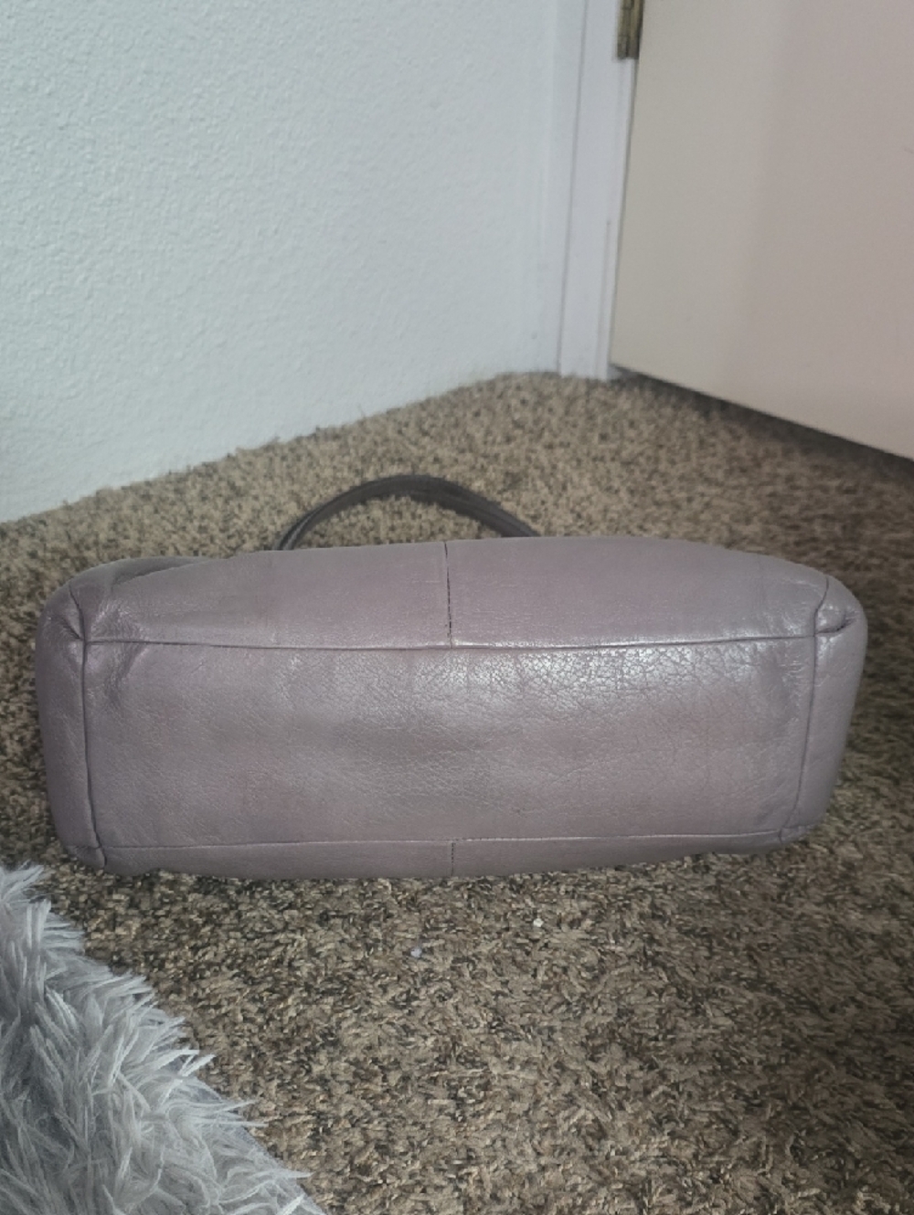 Coach Light Purple Leather Hobo Shoulder Bag W/ Silver Hardware (2 TAGS)(GOOD)💜 - Picture 11 of 16